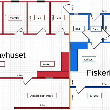 Holiday home Fiskerhuset I - I Byen, Ved Stranden Oster Hurup